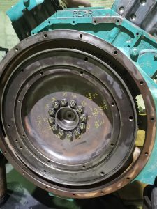 install flywheel cummins kta50